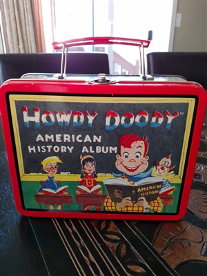 Howdy Doody Tin lunch box from 1998 storage decor