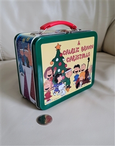 Charlie Brown tin lunch box collectible storage