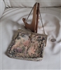 Tapestry purse with gold tone accents needs repair
