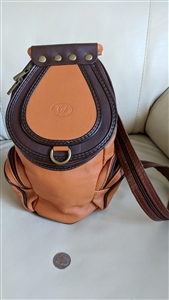 AV Made in Italy leather backpack versatile use