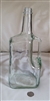 Half gallon clear glass bottle
