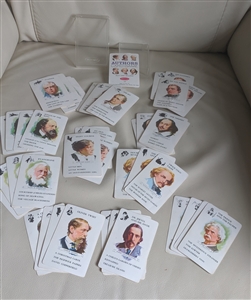 Whitman 1950 Authors game playing cards set