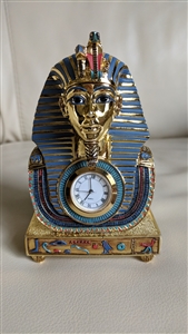Franklin Mint The Mask of Tutankhamun clock