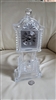 Godinger lead crystal desktop grandfather clock