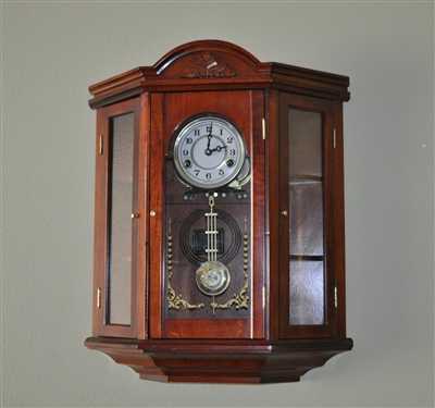 31 day vintage curio clock with chime