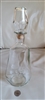Vintage clear glass elegant bottle decanter