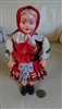 Plastic and rubber older Ethnic doll 8 inch tall