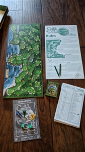 Golf links Cribb Golf board game by JK Games 1997