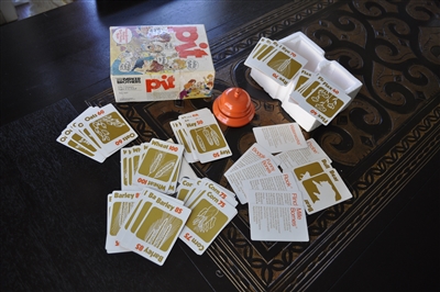 Parker Brothers PIT trading game from 1981