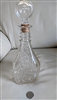Amazing pressed glass decanter 1960