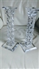 Slovenian 24 Led Crystal elegant candle holders