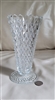 Diamond Point 8 inch glass vase from Indiana Co