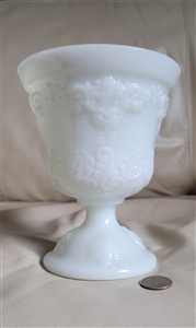 Milk glass vase from E O Brody Co USA
