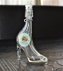 Limoncello di Sorrento empty high heel glass bottle