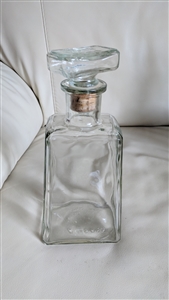 Cuervo tequila 1800 glass bottle cork stopper