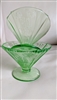 Footed Sherbets Parrot Green Federal Glass Company