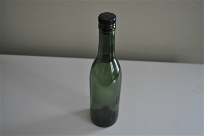 Vintage green beer glass bottle collectible