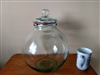 Italian apothecary glass jar