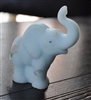Fenton Satin blue elephant figurine