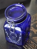 Grannys Products cobalt blue Italian glass jar