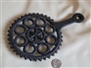 Wilton vintage round cast iron trivet