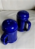 Japanese cobalt blue salt and pepper shakers