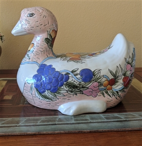 Hard porcelain Duck decorative figurine