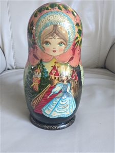 Russian nesting doll Nutcracker theme ornaments