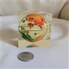 Encased World Globe decor or paper weight