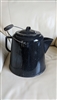 Huge Enamel campfire coffee cooking pitcher