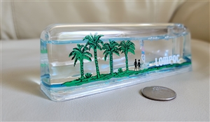 Snow  globe beach and windsurfing  collectible