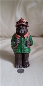 Twos Company vintage backpacking Bear candle