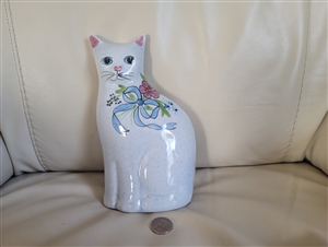 Porcelain Cat bookend paperweight Gustin Company