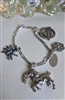 Italian Sterling 926 bracelet with charms OREGON