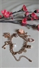 Sweetheart gold tone 8 charms bracelet jewelry
