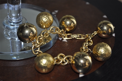 Napier vintage charm bracelet