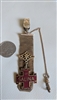 Masonic exonumia medal with watch fob Barrows H F