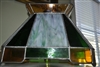 Stained Slag glass ceiling lamp fixture electric