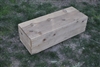 Large handcrafted in natural wood storage box