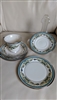 Fair Lady Lenox porcelain teacup and 4 plates set