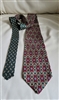 Tommy Hilfiger silk men tie two tone pattern