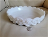 Westmoreland shallow bowl milk glass Paneled Grape