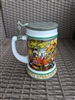 BMF Bierseidel Original Beer Stein in milk glass