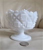 Westmoreland milk glass Old Quilt jardiniÃ¨re