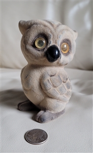 Owl flocked body money bank Hong Kong McCrory