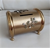 Gold Tone Products 1940 metal trinket money bank