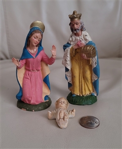 Vintage Nativity set Depose Fontanini Italy figure