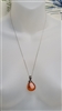 Baltic Amber pendant with sterling silver chain