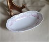 Vintage porcelain relish bowl serving plate Germany floral decor