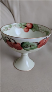 Antique Austrian O and EG dessert server cherries